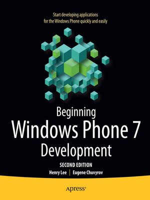 cover image of Beginning Windows Phone 7 Development
